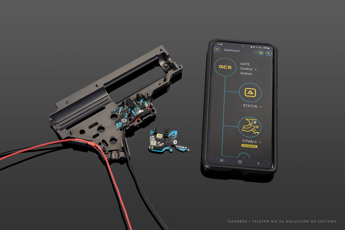 TITAN II Bluetooth® V2 gearbox drop-in ETU FCU mosfet AEG HPA