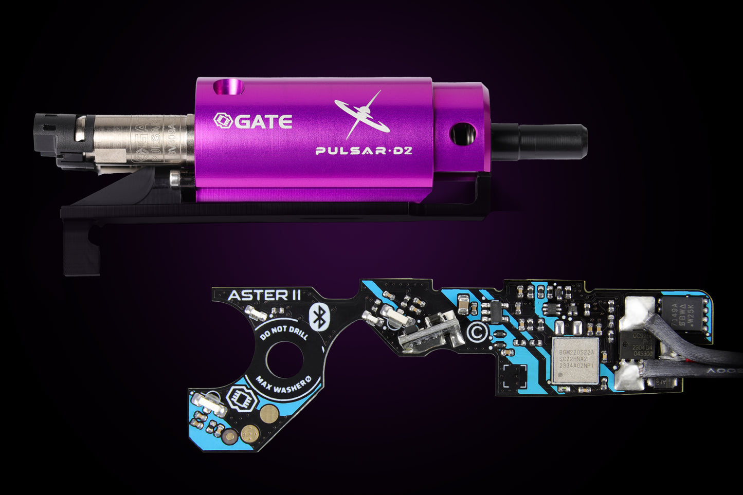 PULSAR D2 silnik HPA - zestaw do GB V3 z ASTER II Bluetooth®