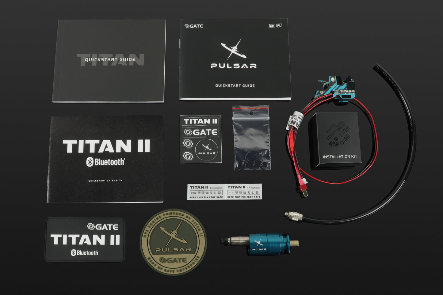 PULSAR S jednozaworowy silnik HPA w zestawie z TITANem II Bluetooth® EXPERT do GB V2 + dodatkowa darmowa dysza