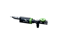 GATE RAPTOR V3 — czarny silnik HPA z zielonym pierścieniem QD i białym grawerem