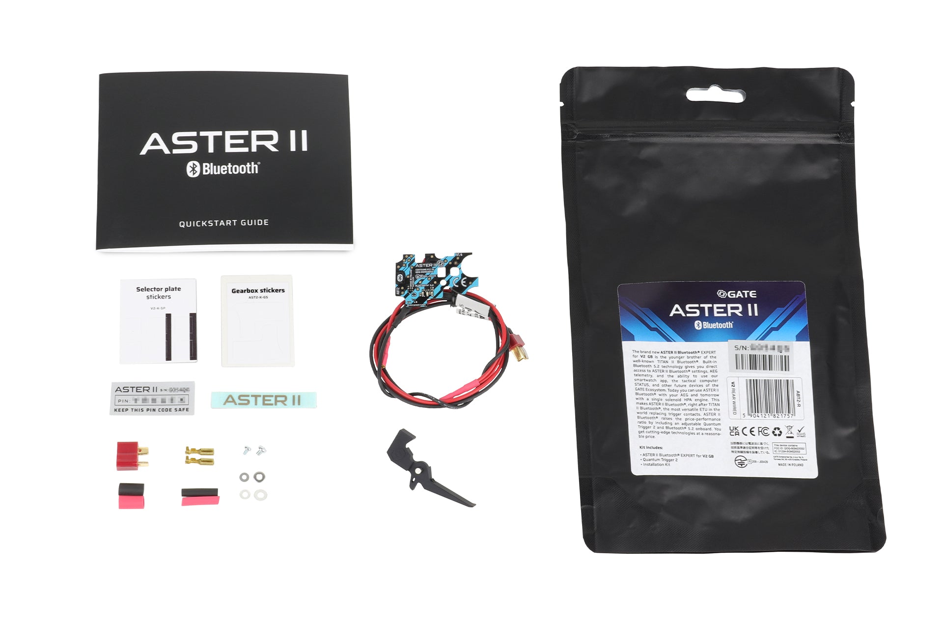 Gate ASTER II Bluetooth® EXPERT for V2 ASTER II Bluetooth® EXPERT do GB V2 + regulowany Quantum