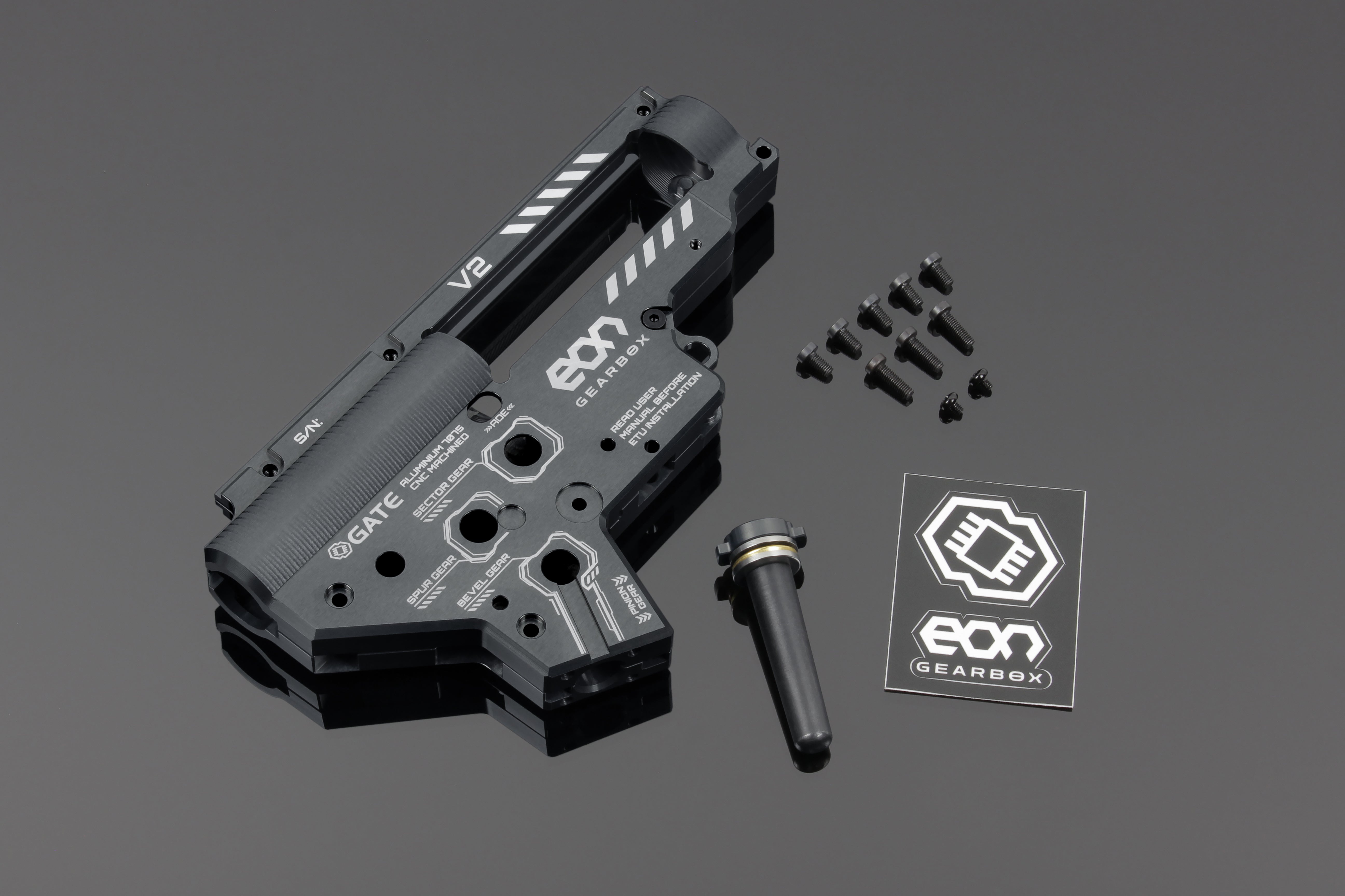 トイガン EON V2 Gearbox rev. 2[CNC]-Silver P1133481_319361a0-c38b-4ad7-